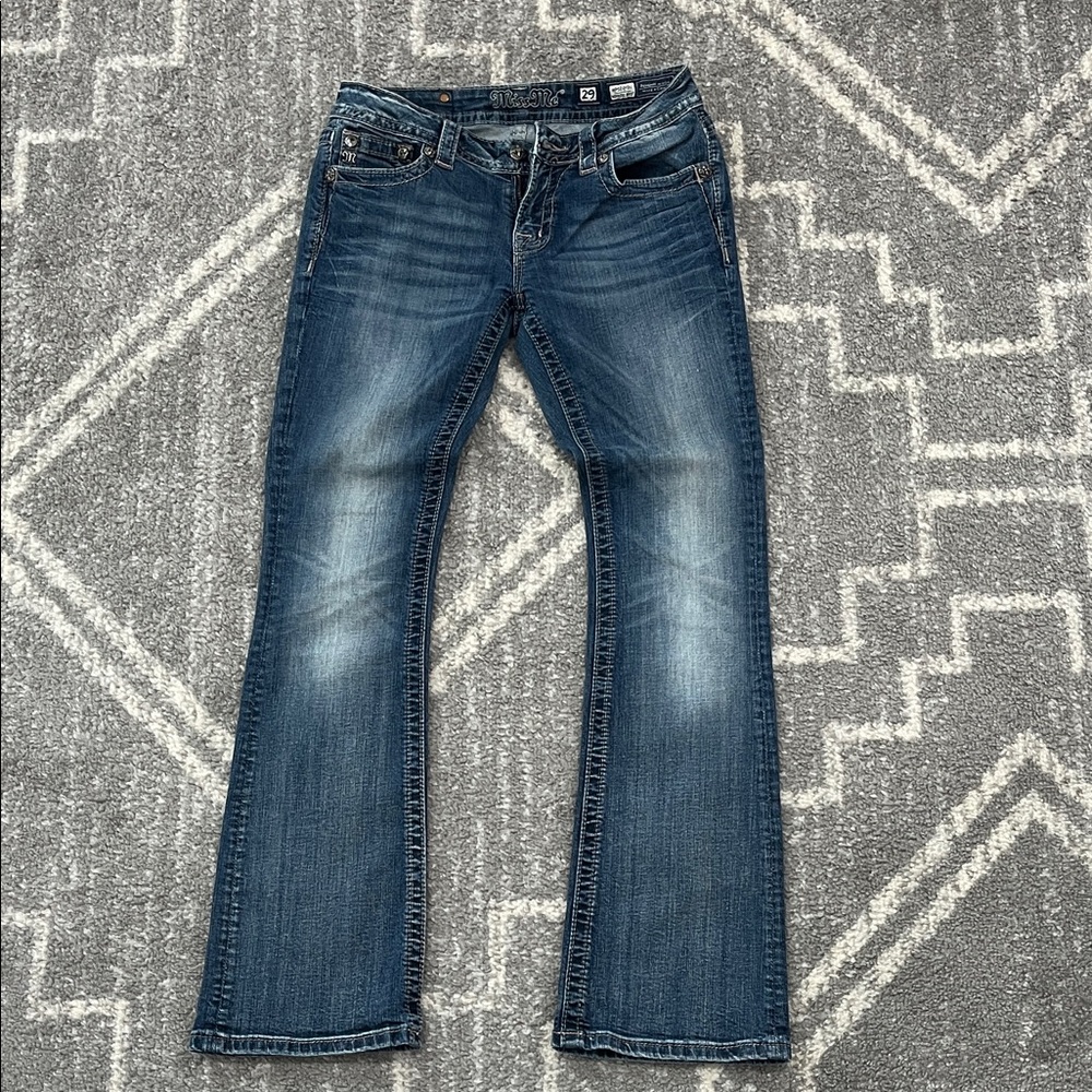 Miss Me Women's Boot Cut Jeans - Blue